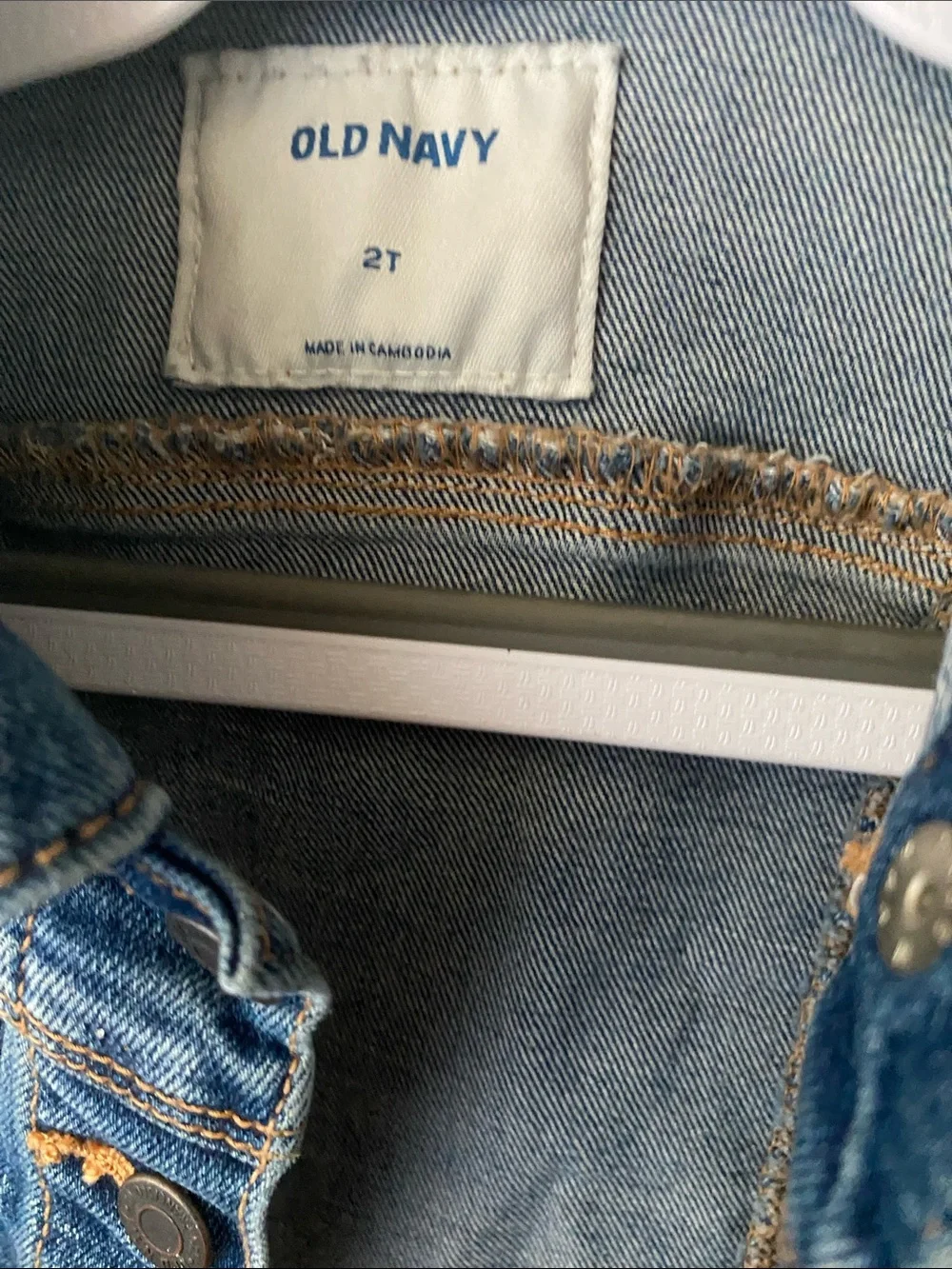 Old Navy Kids' Medium Blue Denim Jacket